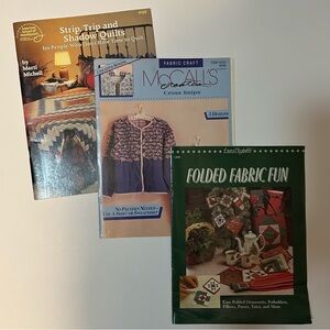 Vintage Quilting and Fabric Craft Book Lot